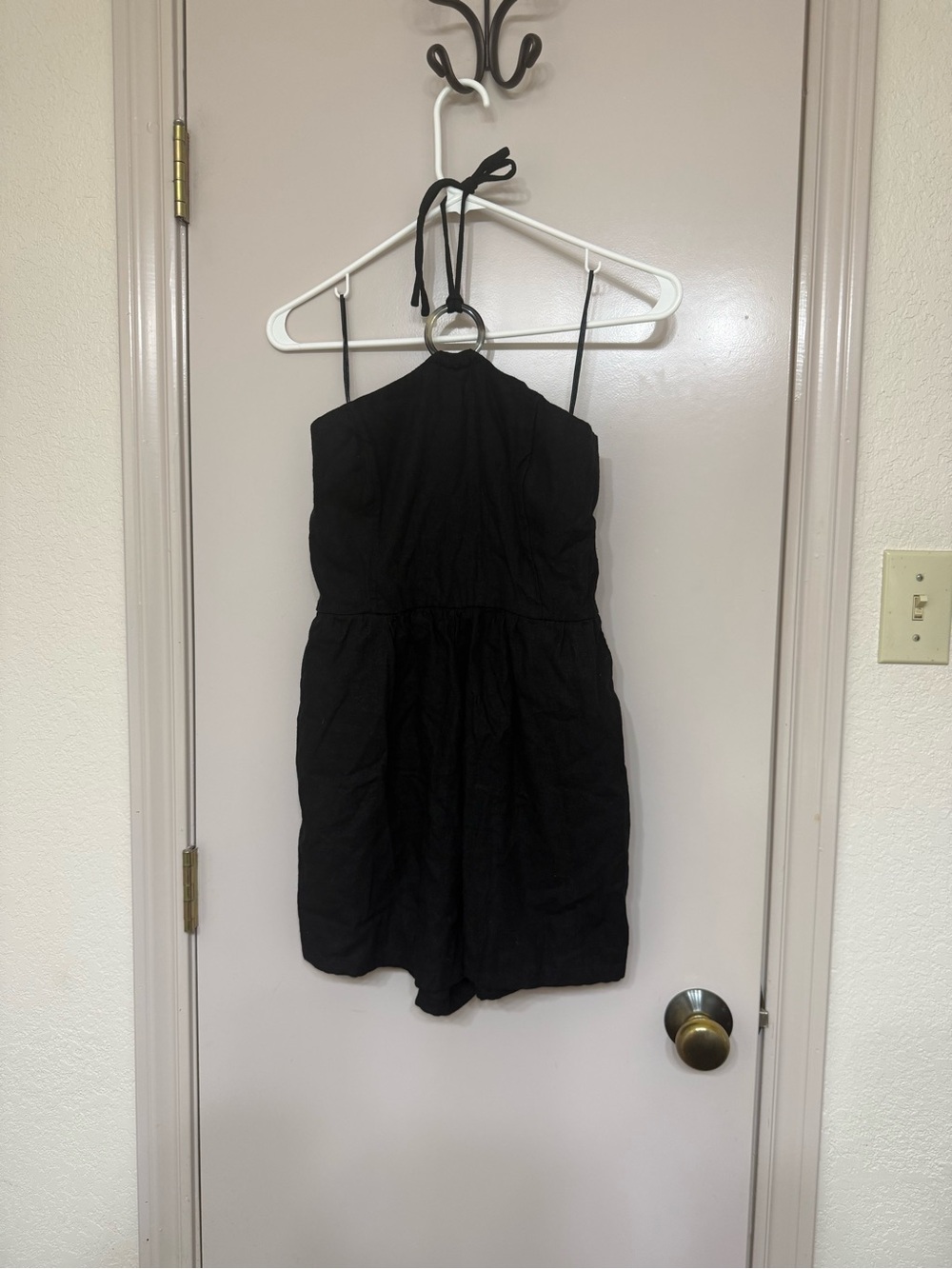 Old Navy Black Halter Romper